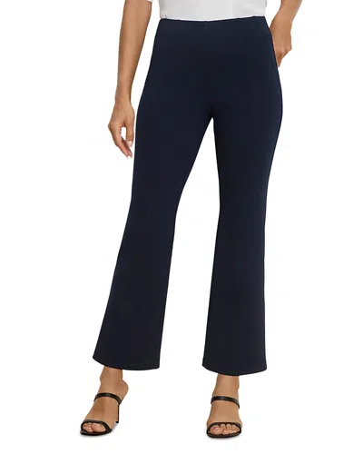 Nic + Zoe Nic+zoe Berkeley High Rise Ponte Bootcut Pants In Blue