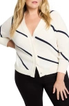 Nic + Zoe Nic+zoe Better Angle Cardigan In Cream Multi