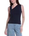 Nic + Zoe Better Angle Tank Top In Blue