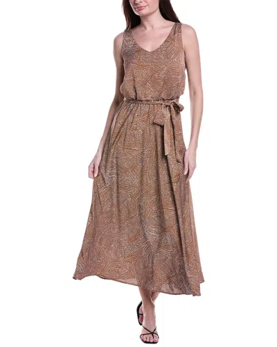 Nic + Zoe Nic+zoe Bianca Maxi Dress In Brown