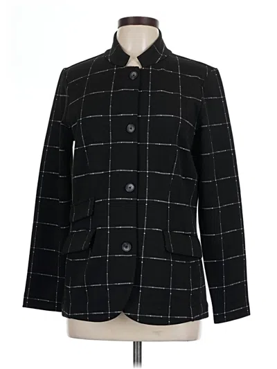 Pre-owned Nic + Zoe Blazer Jacket In Black