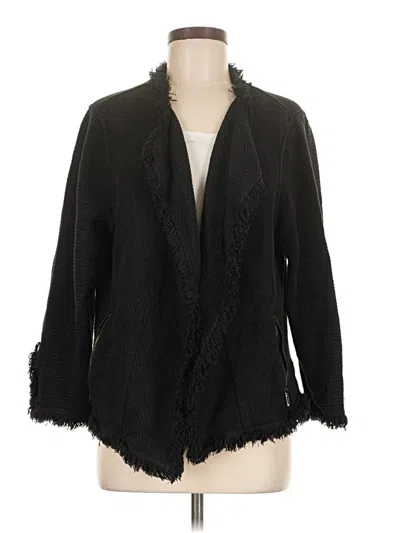 Pre-owned Nic + Zoe Blazer Jacket In Black
