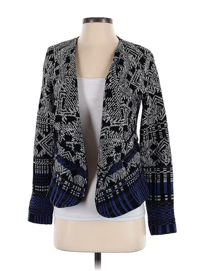 Pre-owned Nic + Zoe Blazer Jacket In Blue