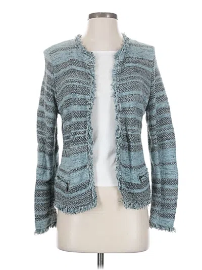 Pre-owned Nic + Zoe Blazer Jacket In Blue