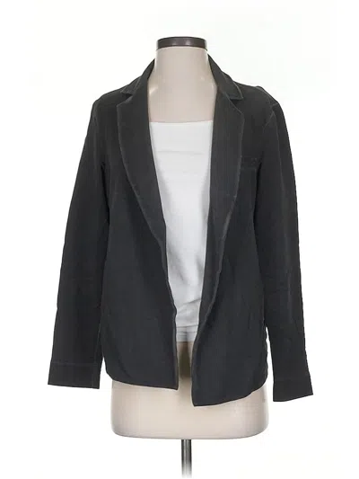 Pre-owned Nic + Zoe Blazer Jacket In Gray
