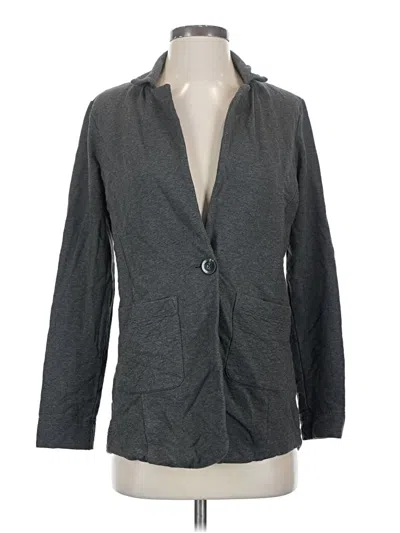 Pre-owned Nic + Zoe Blazer Jacket In Gray