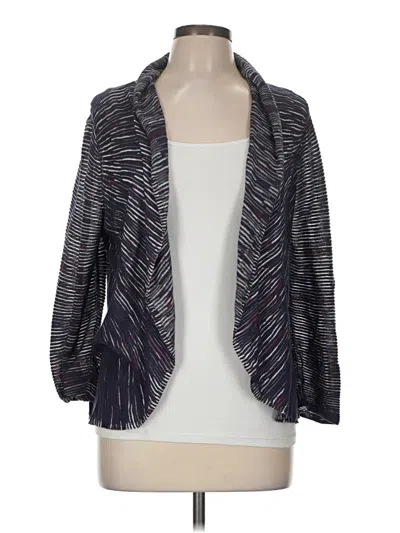 Pre-owned Nic + Zoe Blazer Jacket In Purple