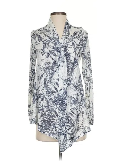 Pre-owned Nic + Zoe Blazer Jacket In White