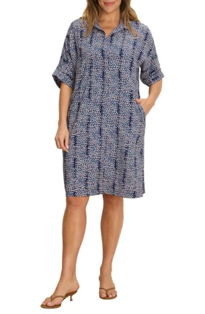 Nic + Zoe Nic+zoe Block Party Devon Shift Dress In Multi