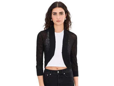 Nic + Zoe Bolero Cardigan In Black