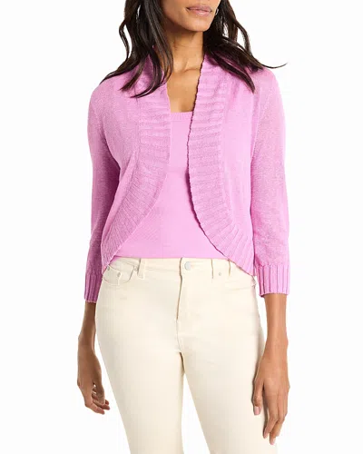 Nic + Zoe Nic+zoe Bolero Cardigan In Pink
