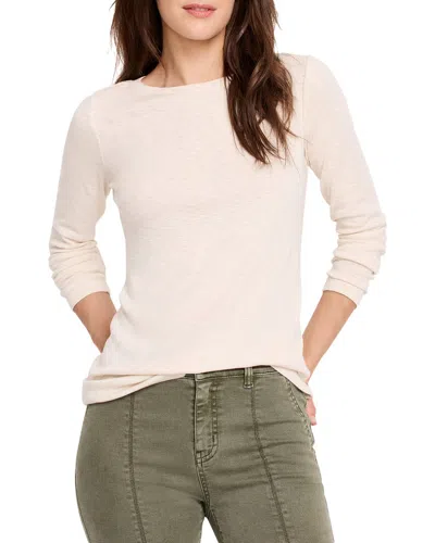 Nic + Zoe Nic+zoe Bracelet Sleeve Boat T-shirt In Neutral