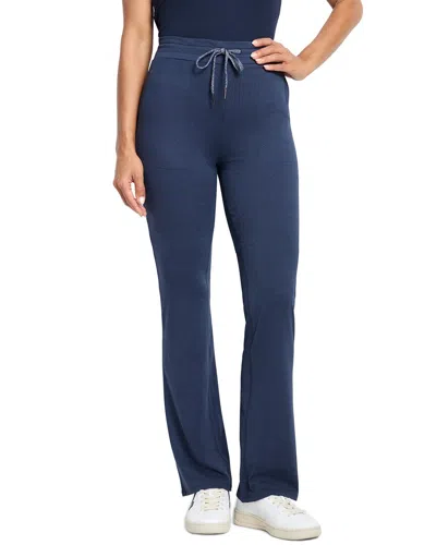 Nic + Zoe Nic+zoe Brushed Flow Wide Leg Pant In Blue