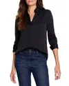 Nic + Zoe Nic+zoe Easy Pullover Shirt In Black