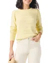 Nic + Zoe Nic+zoe Button Shoulder Cashmere-blend Sweater In Multi
