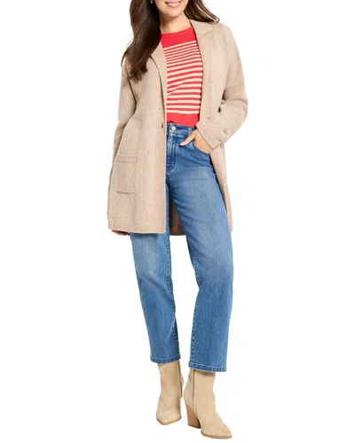 Nic + Zoe Nic+zoe Cardigan In Num-neutral Multi