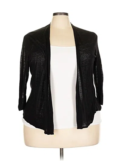 Pre-owned Nic + Zoe Cardigan Sweater In Black