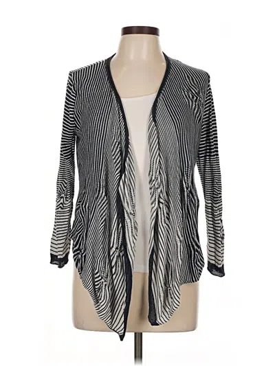 Pre-owned Nic + Zoe Cardigan Sweater In Black