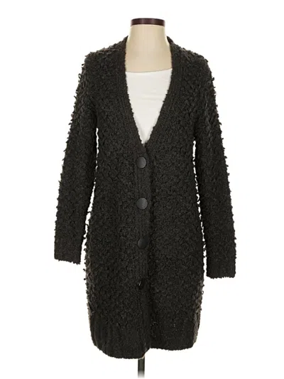 Pre-owned Nic + Zoe Cardigan Sweater In Black