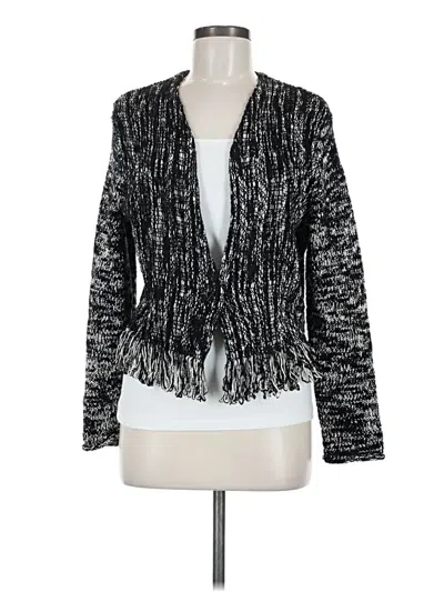 Pre-owned Nic + Zoe Cardigan Sweater In Black