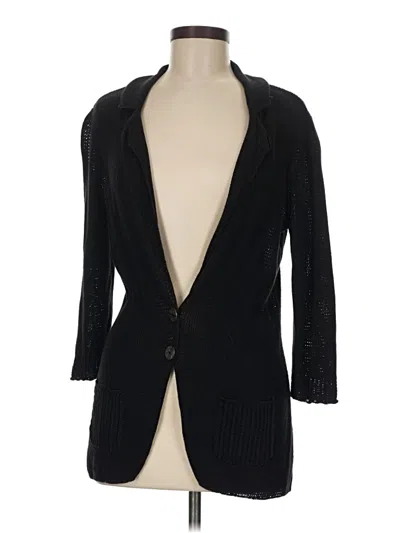Pre-owned Nic + Zoe Cardigan Sweater In Black