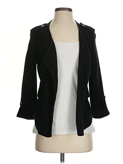 Pre-owned Nic + Zoe Cardigan Sweater In Black
