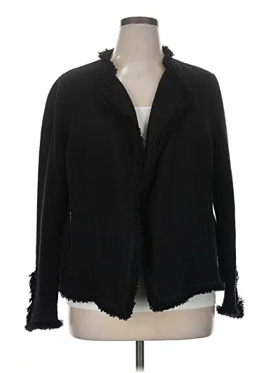 Pre-owned Nic + Zoe Cardigan Sweater In Black