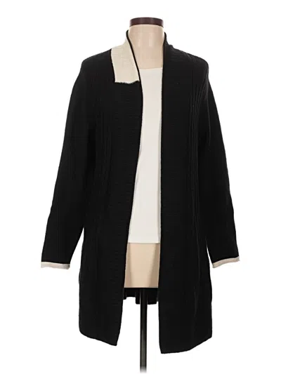 Pre-owned Nic + Zoe Cardigan Sweater In Black