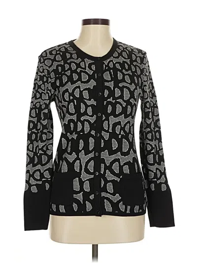 Pre-owned Nic + Zoe Cardigan Sweater In Black