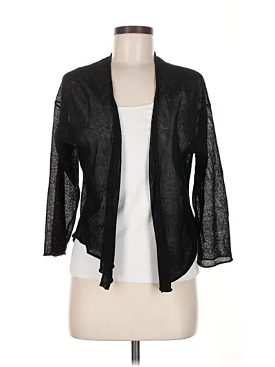 Pre-owned Nic + Zoe Cardigan Sweater In Black