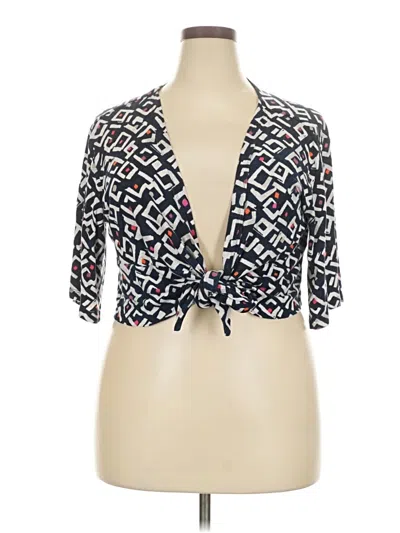 Pre-owned Nic + Zoe Cardigan Sweater In Black