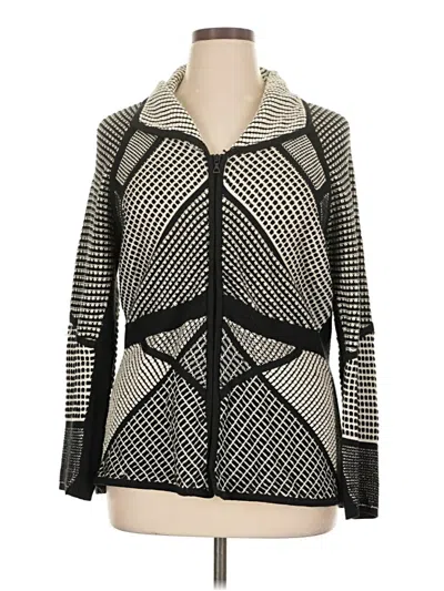 Pre-owned Nic + Zoe Cardigan Sweater In Black