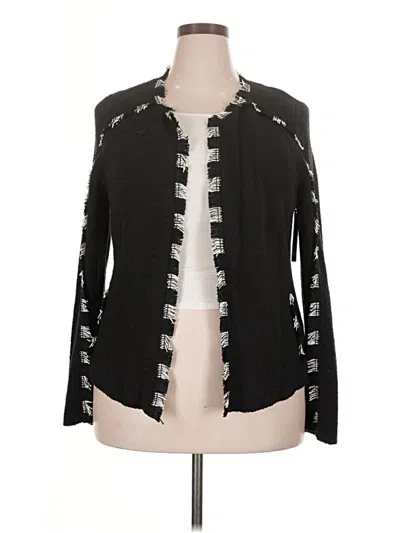 Nic + Zoe Cardigan Sweater In Black