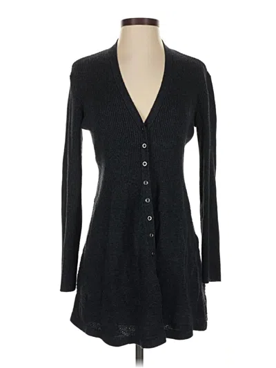 Pre-owned Nic + Zoe Cardigan Sweater In Black