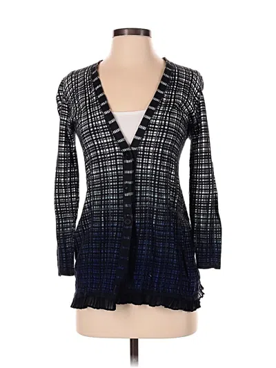 Pre-owned Nic + Zoe Cardigan Sweater In Black