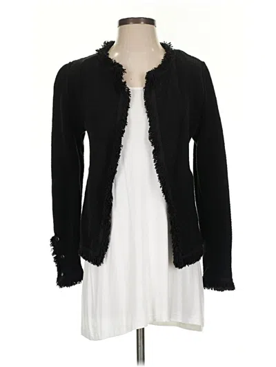Pre-owned Nic + Zoe Cardigan Sweater In Black