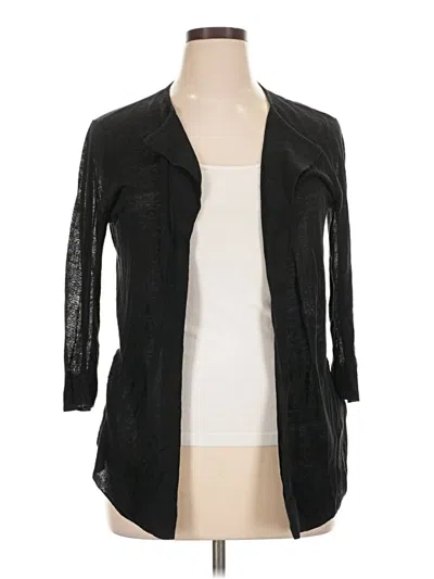 Pre-owned Nic + Zoe Cardigan Sweater In Black