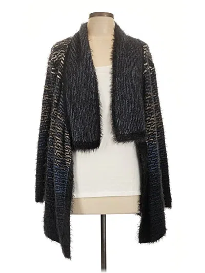 Pre-owned Nic + Zoe Cardigan Sweater In Black