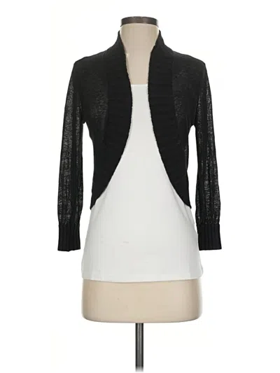 Pre-owned Nic + Zoe Cardigan Sweater In Black