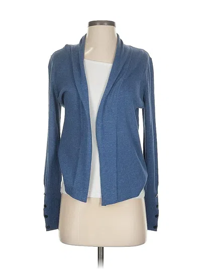 Pre-owned Nic + Zoe Cardigan Sweater In Blue