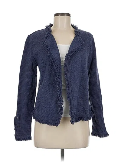 Pre-owned Nic + Zoe Cardigan Sweater In Blue