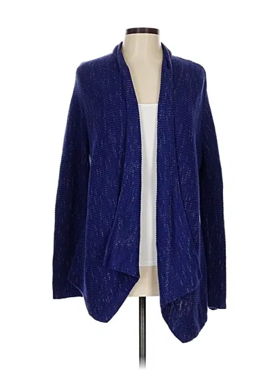 Pre-owned Nic + Zoe Cardigan Sweater In Blue