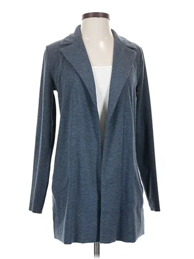 Pre-owned Nic + Zoe Cardigan Sweater In Blue