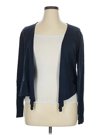 Pre-owned Nic + Zoe Cardigan Sweater In Blue