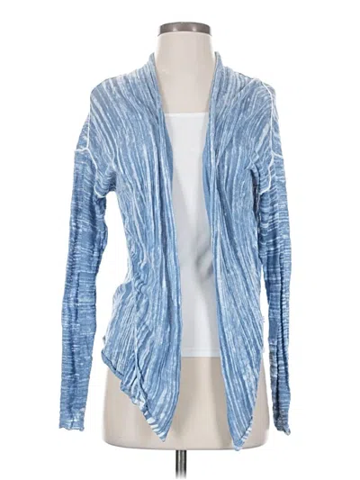 Pre-owned Nic + Zoe Cardigan Sweater In Blue