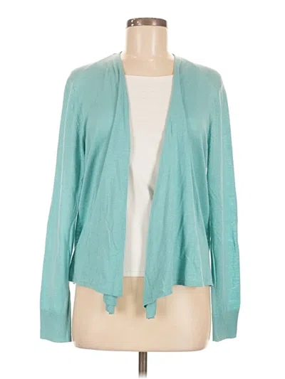 Pre-owned Nic + Zoe Cardigan Sweater In Blue