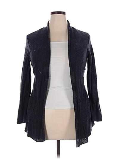 Pre-owned Nic + Zoe Cardigan Sweater In Blue