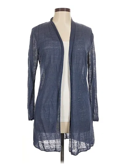Pre-owned Nic + Zoe Cardigan Sweater In Blue