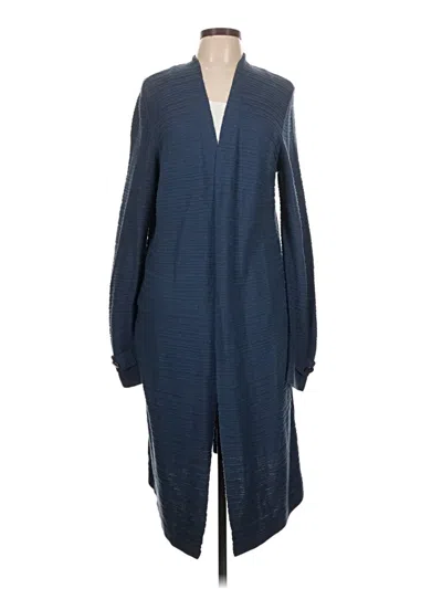 Pre-owned Nic + Zoe Cardigan Sweater In Blue
