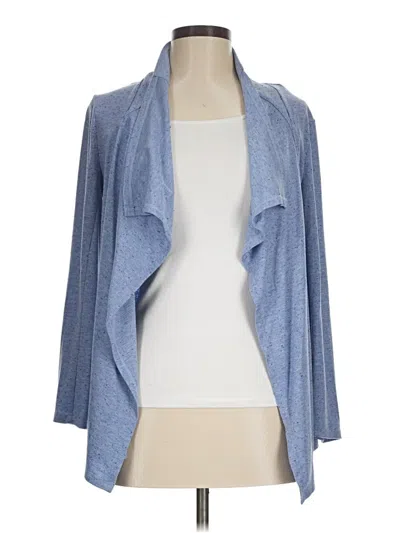Pre-owned Nic + Zoe Cardigan Sweater In Blue
